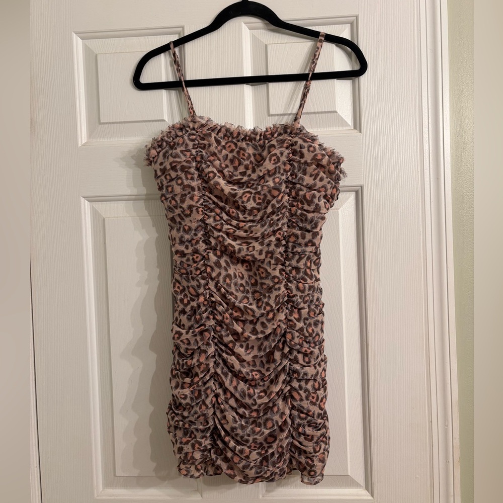 Vintage Forever 21 Animal Print Mini Dress